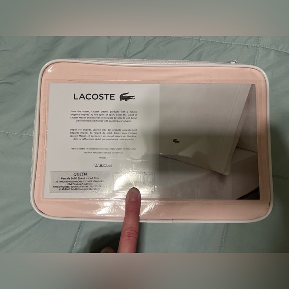 Lacoste Queen Sheets Set - Picture 3 of 3